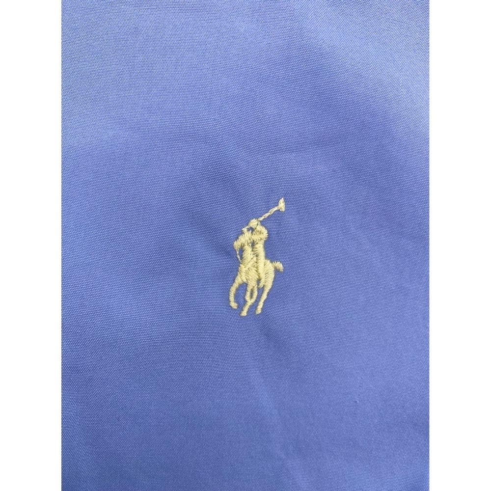 Ralph Lauren Blake Mens XL Blue Short Sleeve Button Down 100% Cotton Shirt - Picture 5 of 9